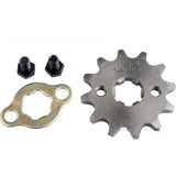 Front Engine Sprocket for Pit Dirt Bike, Replacement Accessories, 420, 10, 12, 13, 14, 15, 16, 17, 18, 19 Tooth, 17mm, 70cc, 110cc, 125cc