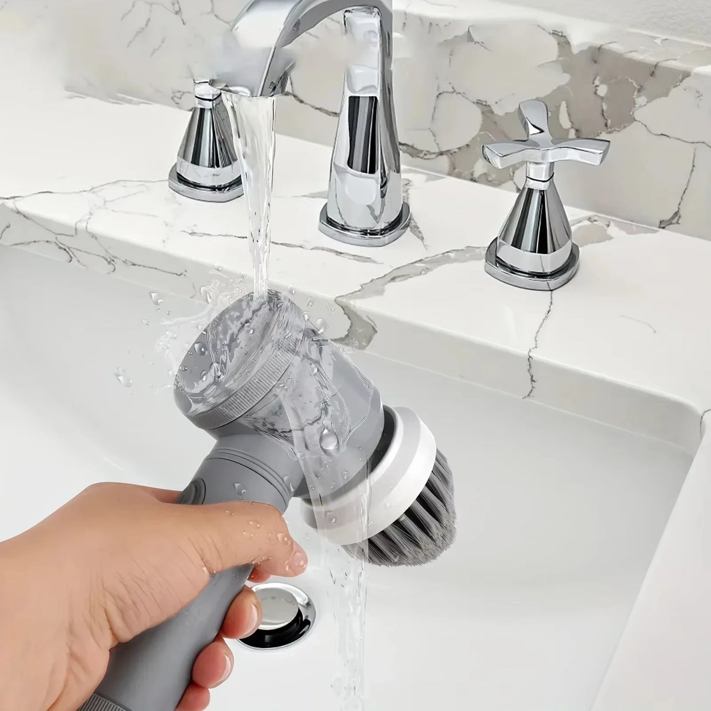 Cepillo eléctrico Xiaomi MIJIA para limpieza de baño con 5 cabezales reemplazables.