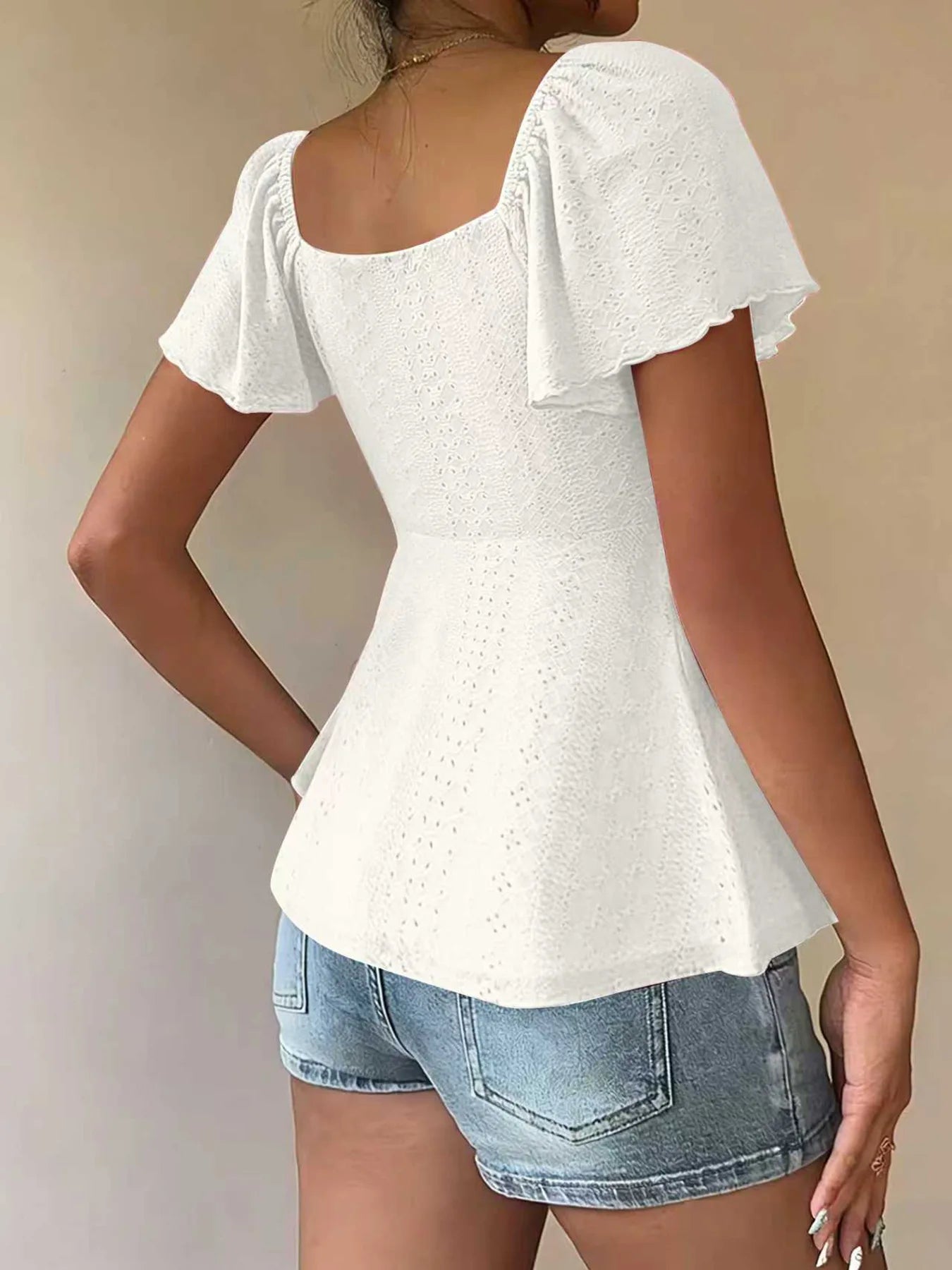 2026 Women Y2k Summer Tops V-Neck Drawstring Sexy Lace Up Short Sleeve Solid Color Shirts Female Elegant Casual Fashion Blouses