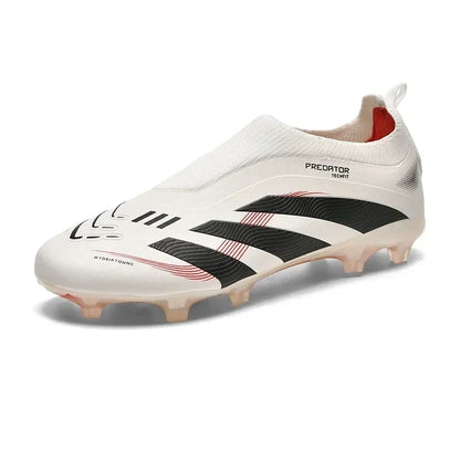 New Men Soccer Shoes Long Spikes Cleats Drop Shipping Football Boots Training Sneakers Ultralight Indoor Match Futsal Breathable