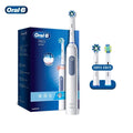 Oral B Pro 4 Ultra Electric Toothbrush 3D Rotation Rechargeable Teeth Brush Pressure Sensor 4 Brushing Modes 2 Min Timer