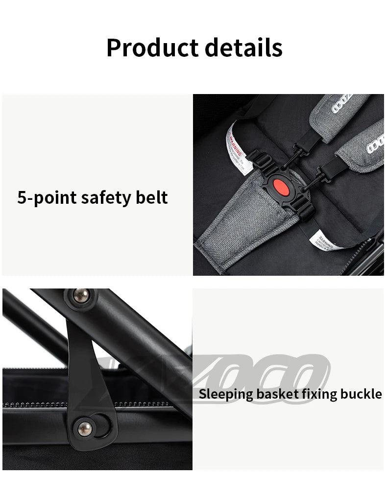 Baby stroller 3 in1,four wheel stroller,2 in 1 baby car,Lightweight strollers,Mutifunction Strollers,baby carriage,Poussette