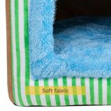 Folding Houses Removable Washable Cat House Puppy Cave Sofa Four Seasons General Can Pet Supplies for Small Medium Pet