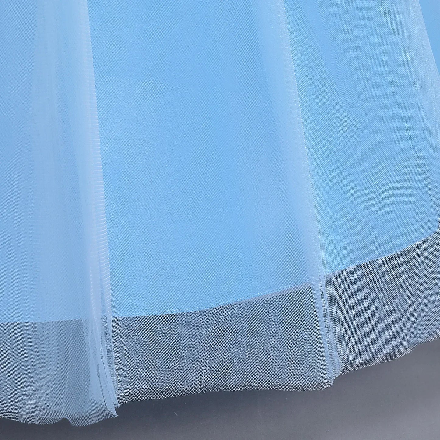Disney Deluxe Elegant Cinderella Princess Ball Gown Fancy Birthday Cinderella Party Dress Vestidos Costume Play Carnival Apparel