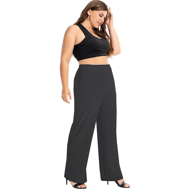 Plus size feminino lounge calças modal algodão confortável homewear solto perna larga pijamas calças xadrez 5xl 4xl xxxl preto rosa