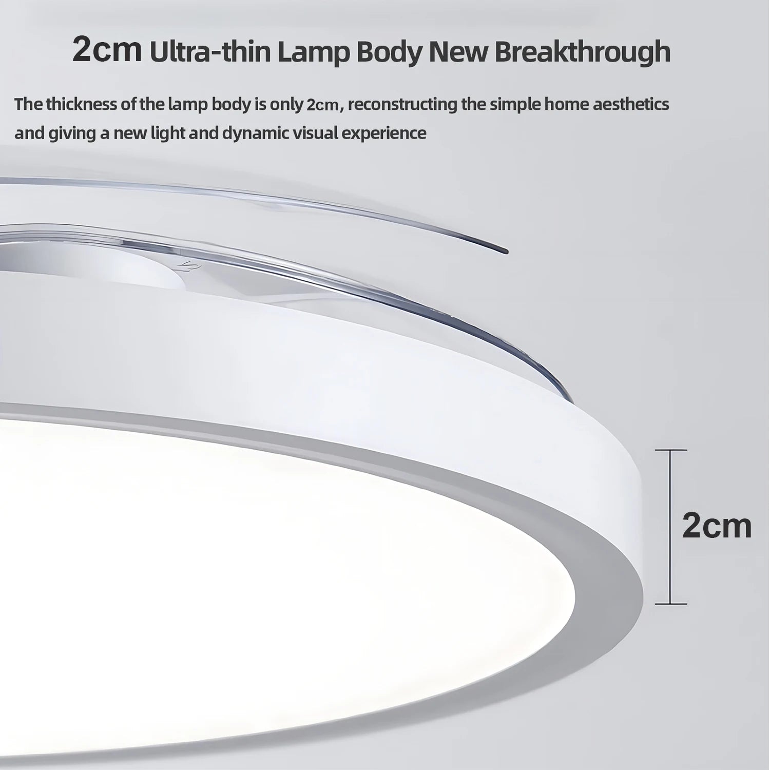 IRALAN Ceiling Lamp Fan Retractable Blades Smart with Remote Control Ceiling Fan with Light Energy Saving Led Living Room Light