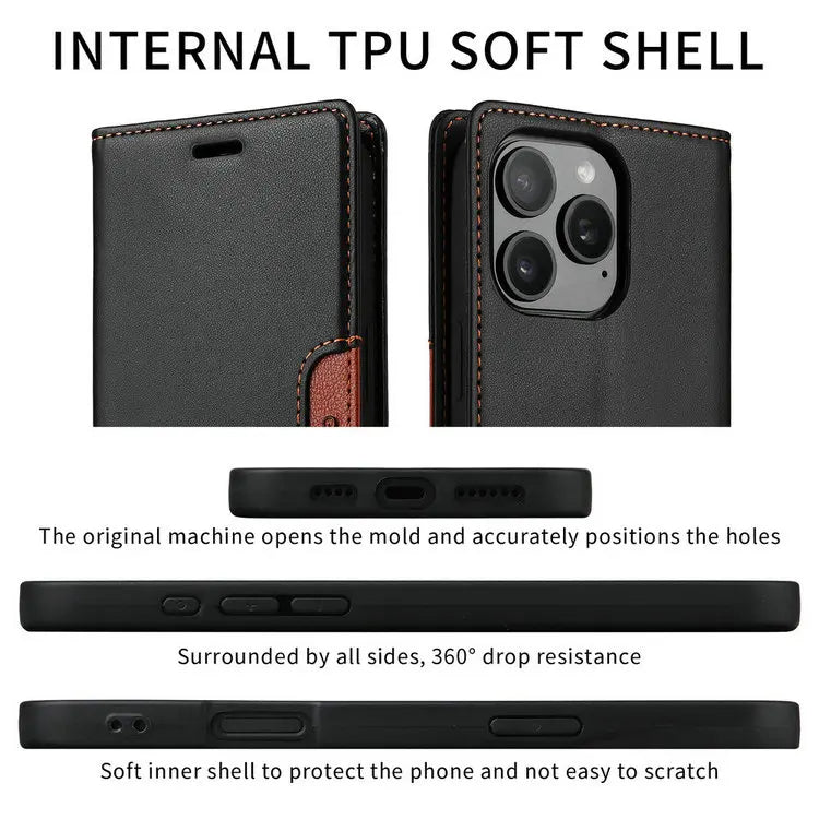 For Poco X7 X6 M7 Pro F7 X 7 5G 4G Leather Flip Case Anti-theft Wallet Card Funda Xiaomi Poco M6 M5s M3 X3 NFC X5 F 6 Book Cover