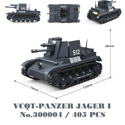 Military WW2 Tanks Tiger Sherman T34 Panzer Vehicle Airplane Army Soldier Weapons Model Building Block Brick Children Kids Toys