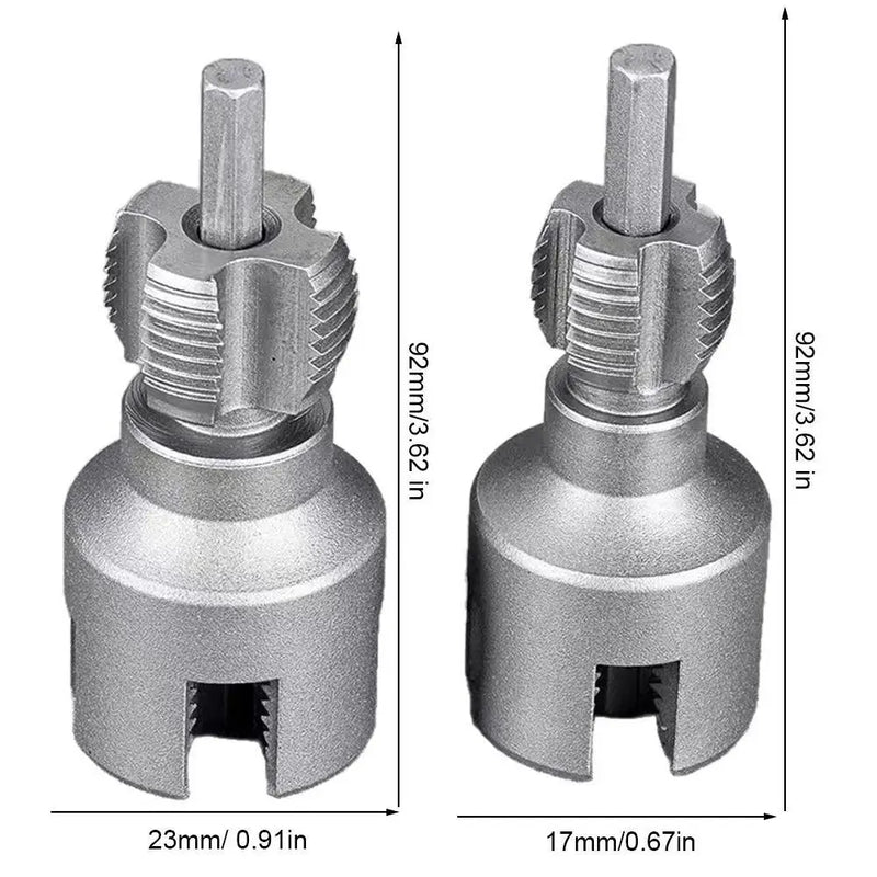 DN15 DN20 Pipe Threading Tool Hex Shank Die Internal External Threads 1/2&3/4 Water Pipes PPR PVC MPP Manganese Steel Detachable