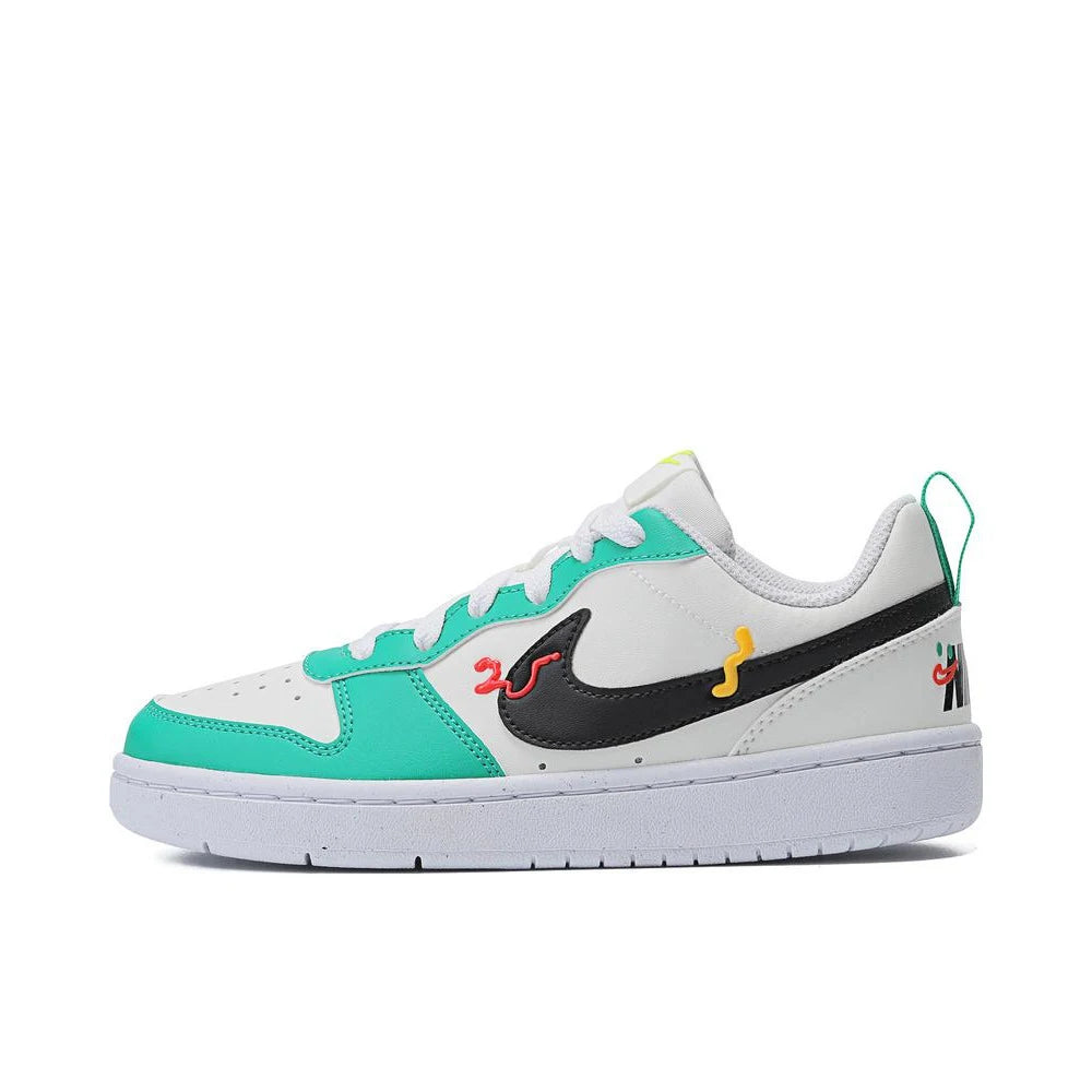 NIKE 2024 Boys' COURT BOROUGH LOW RECRAFT (GS) Kids' Sneakers Sports Shoes HF5750-101