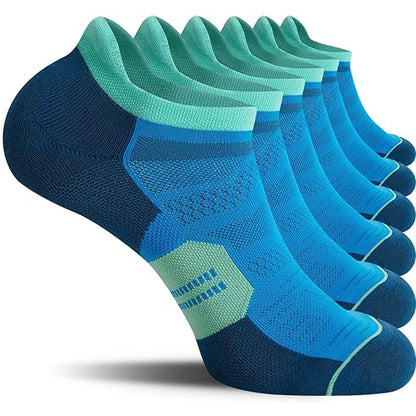 3/6 pairs of breathable and non slip invisible boat socks for men and women, ankle running socks, outdoor fitness socks