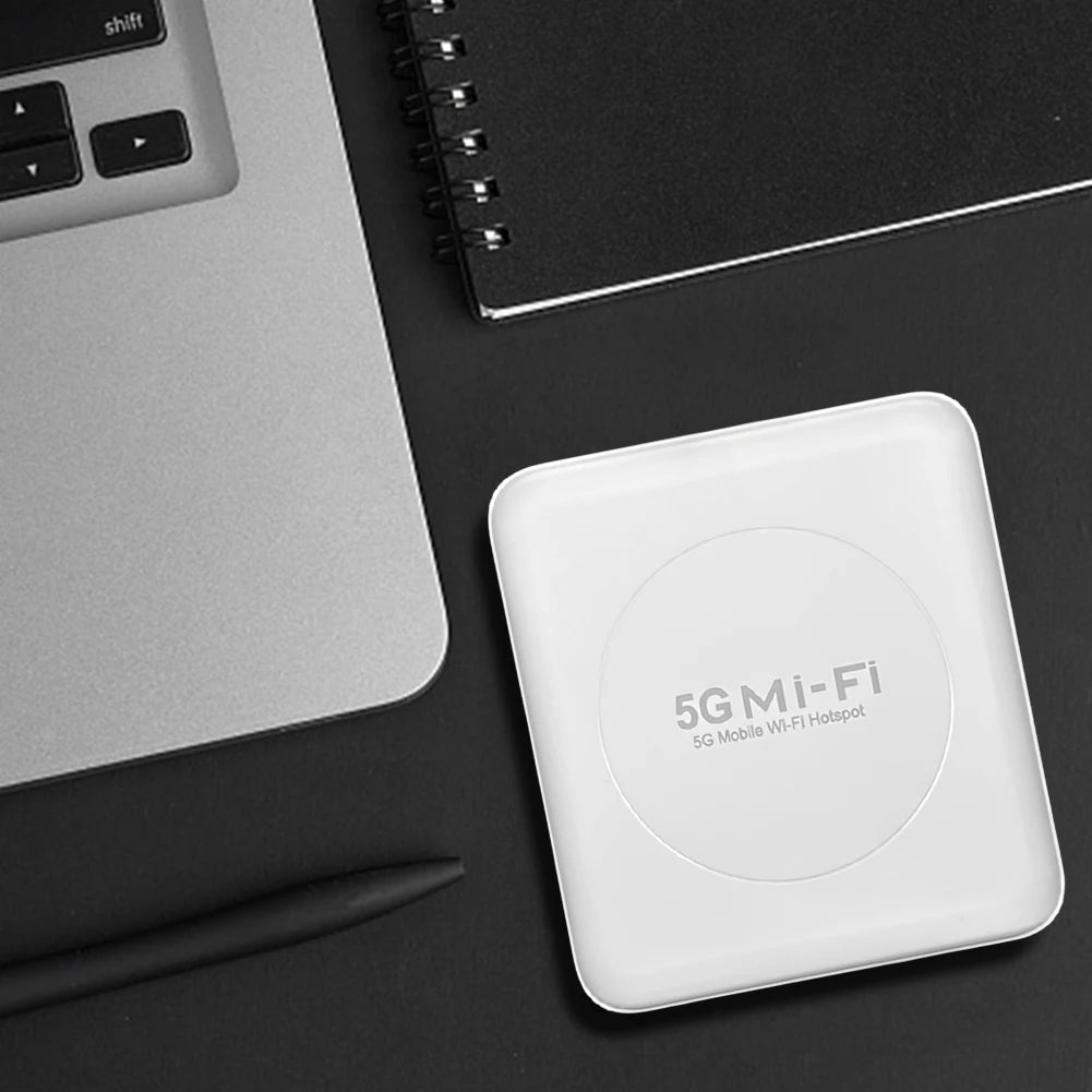 5G WiFi 6 Mobile Hotspot Router with SIM Card Slot Portable WiFi Device Pocket Mobile Hotspot for Home Office Travel