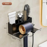 Shelf for Bathroom Dryer Cradle Wall Shelves Hair Dryer Holder Hairdryer Shower Organizer Box Toilet Blower Holder BathroomStuff