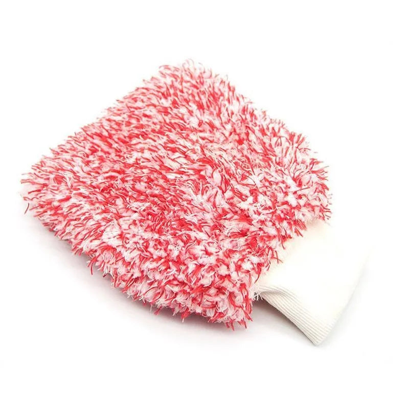 Guantes de limpieza de coche de microfibra suave de alta densidad, sin rayones, accesorios para vehículos 
