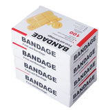100pcs/set Waterproof Breathable Adhesive Plaster Hemostasis Wound Sticker Dressing Band Aid for Children