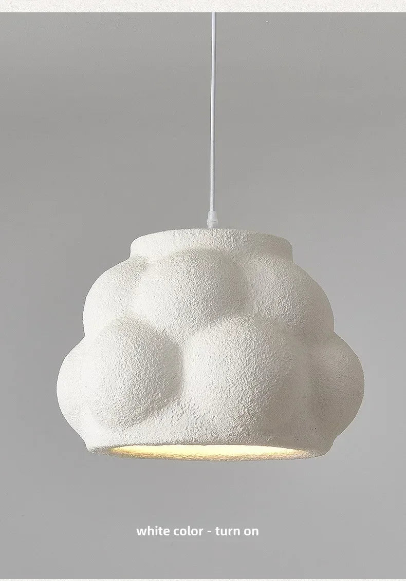 Lámpara colgante japonesa Wabi Sabi, lámpara de techo nórdica para comedor, decoración del hogar, mesa de bar, isla de cocina, lámpara colgante creativa