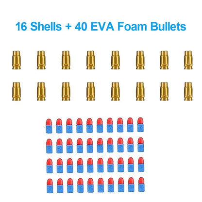 Soft EVA Bullets for Toy Gun, Glock Colt 1911, Kids Shooting Game, 80 Shells, 100 Soft 