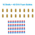 Balas EVA macias para arma de brinquedo, Glock Colt 1911, Jogo de tiro para crianças, 80 conchas, 100 macio
