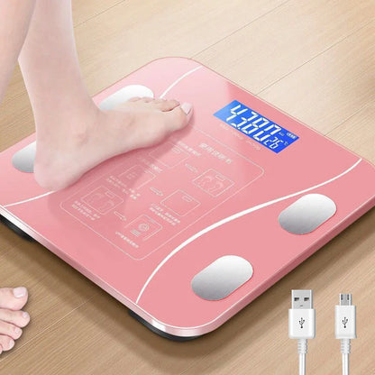Báscula electrónica especial para el control corporal y la pérdida de grasa, modo inteligente, báscula de grasa corporal Bluetooth, báscula de peso para el hogar, ultraprecisa