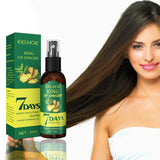 Ginger Hair Growth Serum Sprayer Fast Hair Growth Dense Regrowth Ginger Serum Oil Natural Hair Growth Accelerator For Stronger