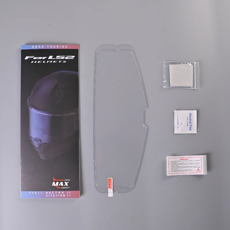 Helmet Visor For LS2 FF811 Vector II Citation II Helmet Lens Anti-Fog Anti-Scratch Anti-UV Motorcycle Shield Accessories
