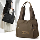 New Women's Bag Luxury Designer Oxford Cloth Handbag Women Shoulder Bag High Quality Fashion Solid Color Female Bags