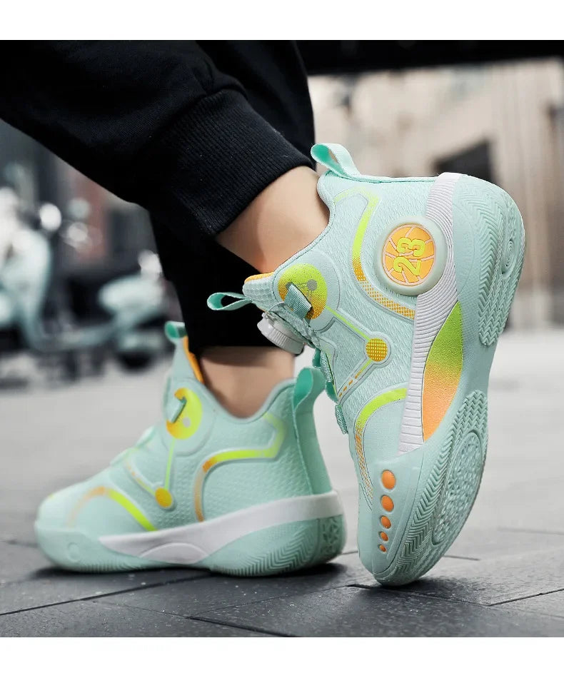 High Designer Basketball Shoes For Men Trend 2024 High Top Sneakers Brand Platform Non-slip Basketball Tennis Men Gym Shoes