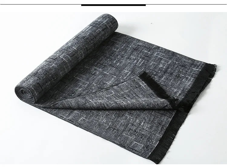 Designer Brand Plaid Men's Cashmere Scarf Winter Warm Scarves Shawls Casual Business Long Wraps Pashmina Christmas Gift for Man