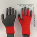 Multi functional work gloves, rubber coating, durable and safe grip, suitable for gardening and mechanical workers