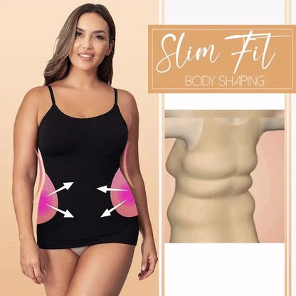 Camisola sexy con sujetador acolchado sólido y tirantes finos para mujer, camiseta sin mangas con sujetador incorporado, 2024