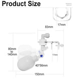 Auto Aquarium Water Changer Kit Power-Free Fish Tank Float Ball Valve Type Auto Water Filler Water Level Controller 1/4 Inch