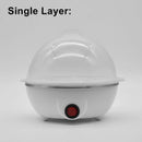 Multifunctional Electric Egg Boiler Single Double Layers Egg Cooker 110V/220V Mini Steamer Poacher Kitchen Cooking Machine