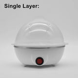 Multifunctional Electric Egg Boiler Single/Double Layer Egg Cooker 110V/220V Mini Steamer Poacher Kitchen Cooking Machine