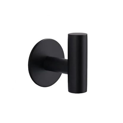 1 juego de accesorios de baño de acero inoxidable plateado, toallero, soporte para papel higiénico, gancho para barra de toalla, accesorios de baño