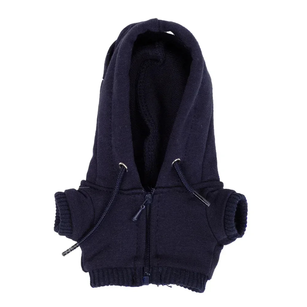 For Labubu Casual Sweatsuit Set Comfy Clothes for Labubu 15/17cm Dolls Featuring Ribbed Hem Details Fashion Doll Accessories
