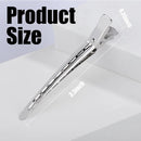 Pinzas de metal para el cabello para mujer, horquillas plateadas para peinar y seccionar, 24/30/50 piezas, pinza de cocodrilo para rizos largos y gruesos, bricolaje 