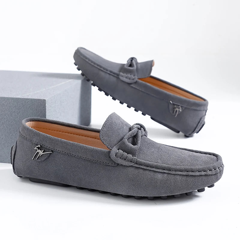 British Style Fashionable Red High-End Banquet Dress Shoes Men's Commuting Driving Work Loafer for Men's Anti-Slip Shoes