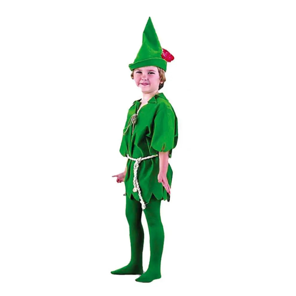 Disney Cartoon Green Elf Robin Hood Cosplay Halloween Costumes for Men Women Adult Clothing Carnival Party Ball Costume Kid Gift