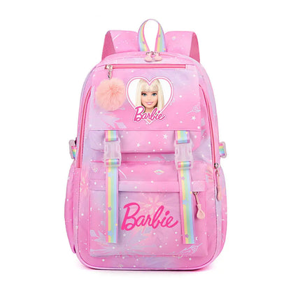 New Barbie Boy Girl Kids School Book Bags Women Bagpack Teenagers Schoolbags Canvas Travel Laptop Backpack