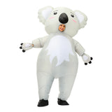 Adult Cute Animals Inflatable Costume Bunny Zebra Shark Bee Koala Cosplay Funny Suits For Halloween Purim Fancy Mascot Costumes