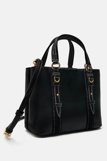 Bolso de diseñador de lujo para mujer, de piel sintética suave, tipo cubo, de alta calidad, tipo bandolera