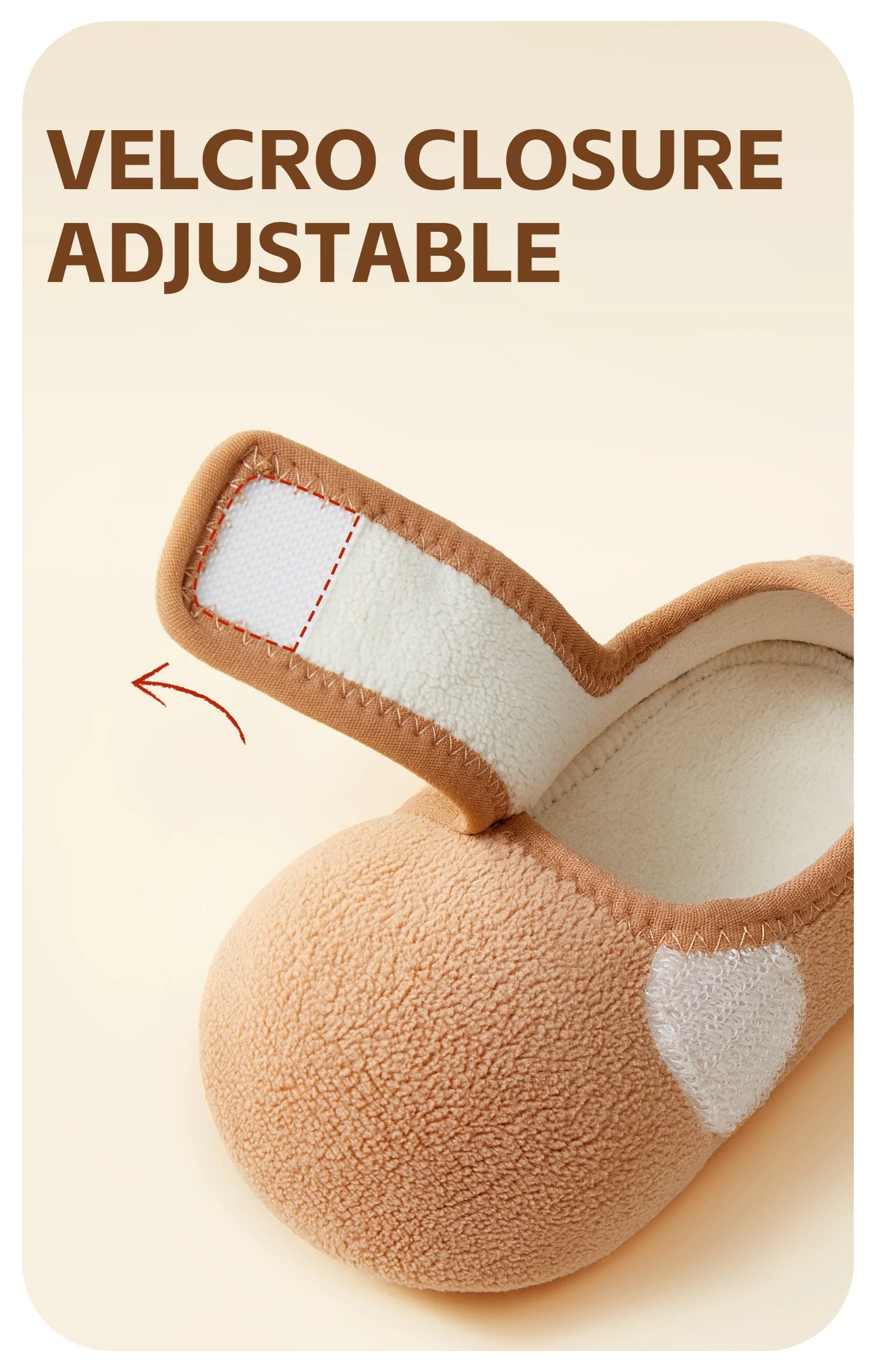 AIBEDILA Toddler Walking Shoes Warm Soft Baby Booties Infant Boys Girls Non-slip Floor Socks Baby Velcro Shoes Winter 0-4T