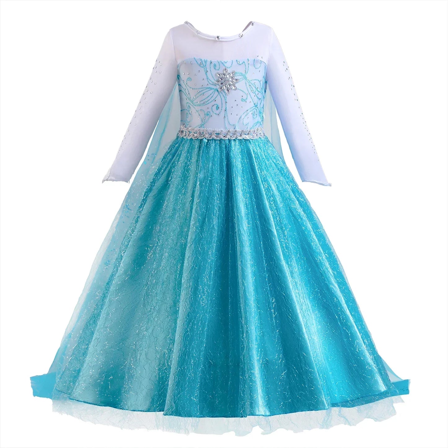 Elsa Dress for Girls 3-10Y Birthday Role Elsa Princess Dress For Kids Halloween 2024 Carnival Easter Party Cosplay Girls Costume