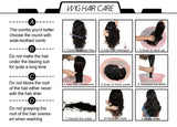 Short Pixie Cut Human Hair Wig for Black Women, Machine-Made Wigs with Bangs, Short Human Hair Wigs