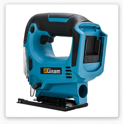 Gisam 26mm Electric Jigsaw Portable Cordless Saw Multi-Function Wood Cutting Woodworking Machines For Makita 18V Battery pin