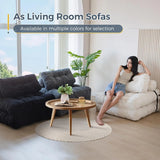 Vacuum Compression Sofa Foldable Simple Fabric Corner Modular Couch Floor Multi Function Nordic Living Room Bedroom Decoration