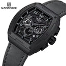 NAVIFORCE Luxury Brand Men Sports Watch Quartz 24 Hours Chronograph Waterproof Male Wristwatches Date Display Clock Reloj Hombre