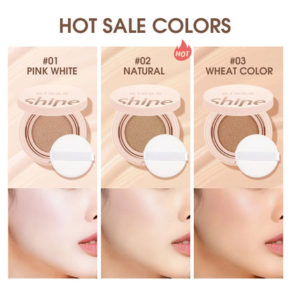 Wholesale O.TWO.O Air Cushion BB Cream 3 Colors Fuller Coverage Waterproof Long-lasting Concealer Cushion Compact Face Makeup