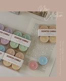 4pcs Handmade Tea Light Scented Candle Aromatherapy Soy Wax Candles Wedding Birthday Candle Party Home Decoration Photo Props