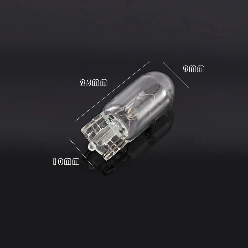 10pcs/set 5W T10 W5W 194 168 Width Lamp License Plate Lights Signal Light Halogen Bulbs